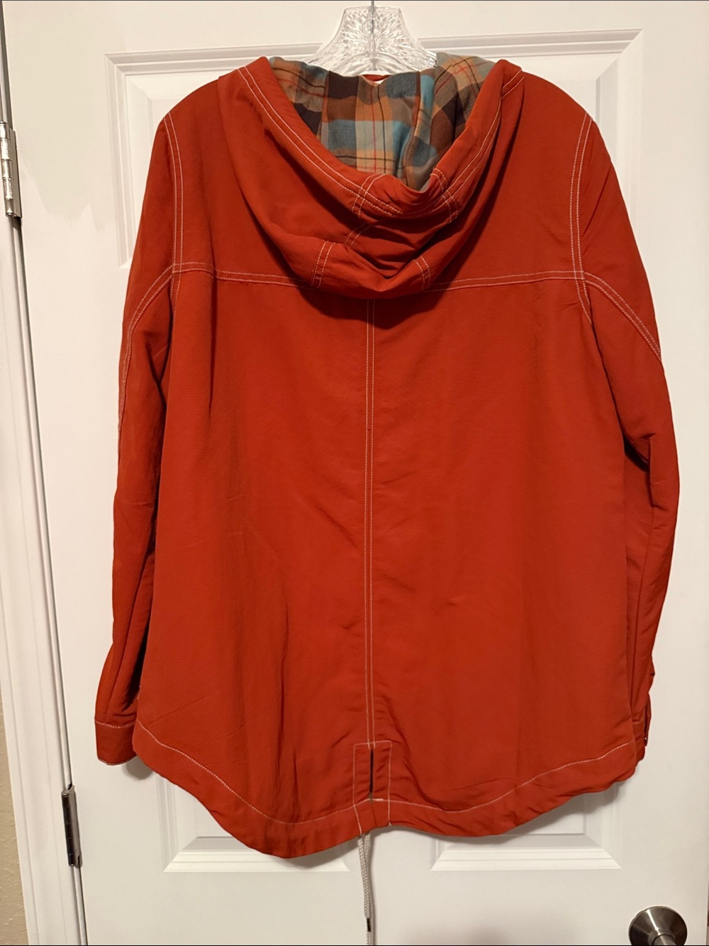 Toad&Co Rust-Orange Hooded Utility Jacket - Picture 3 of 3
